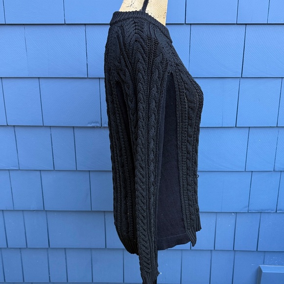 rag & bone Navy Cable Knit Sweater small - Picture 3 of 10